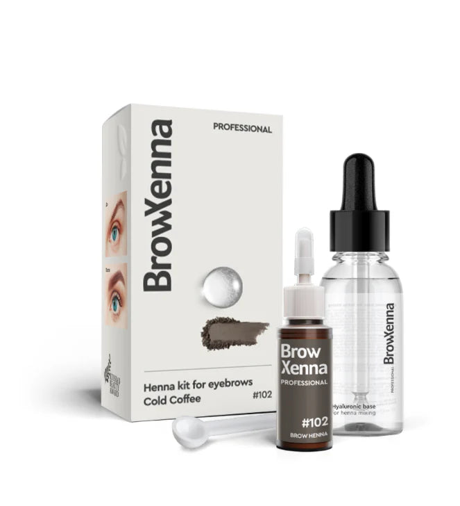 Brow Henna Kit with Hyaluronic Mixing Base Included