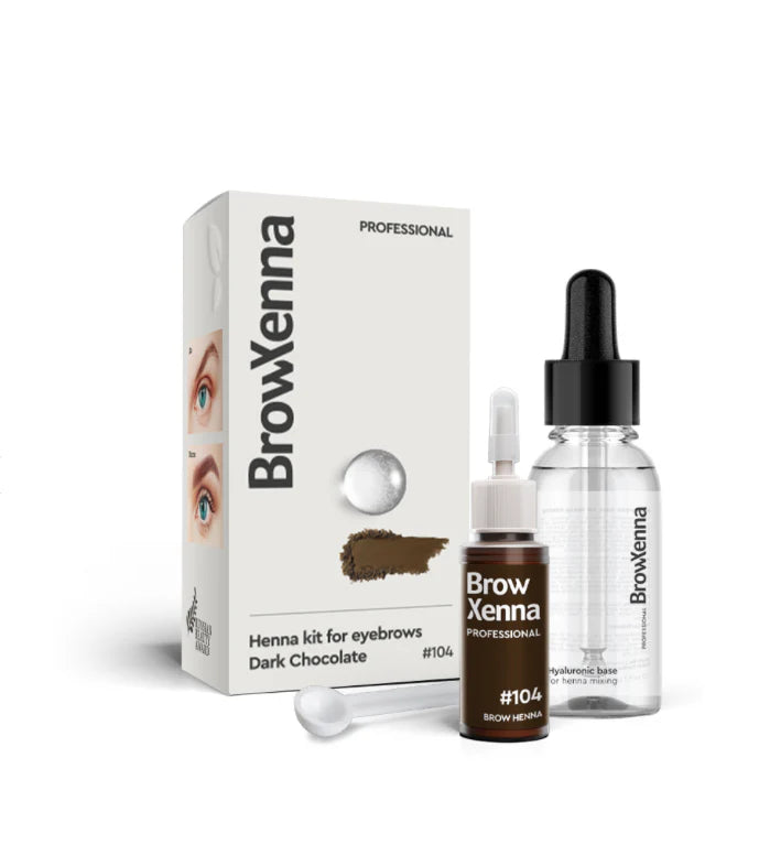 Brow Henna Kit with Hyaluronic Mixing Base Included