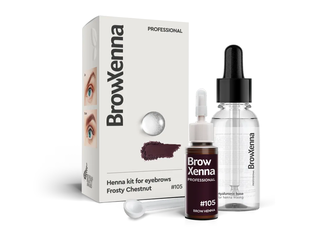 Brow Henna Kit with Hyaluronic Mixing Base Included