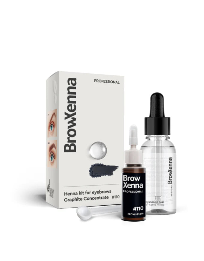 Brow Henna Kit with Hyaluronic Mixing Base Included