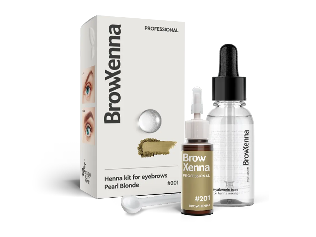 Brow Henna Kit with Hyaluronic Mixing Base Included