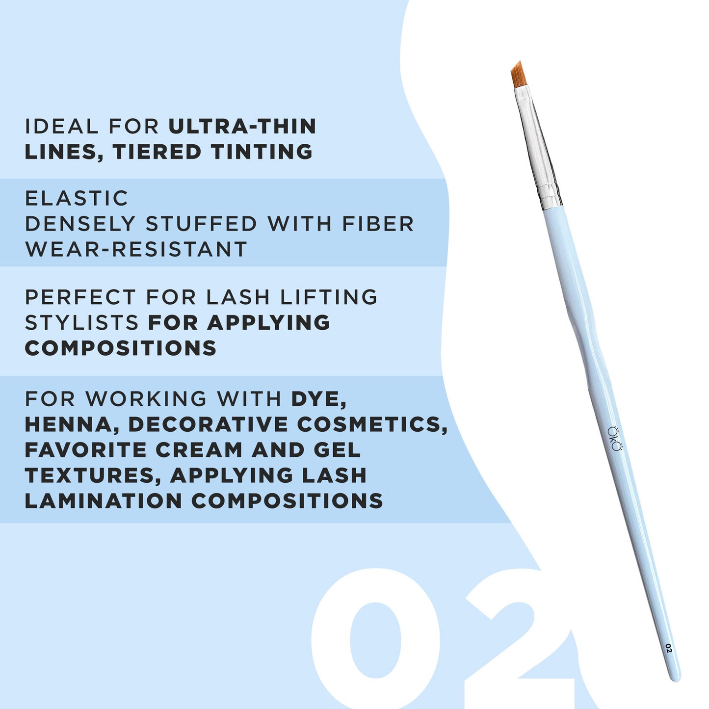 OkO Mini Angled Brush #2