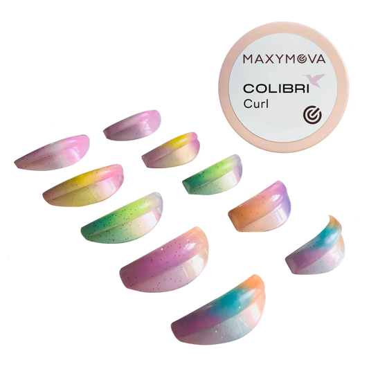 MAXYMOVA COLIBRI CURL SILICONE EYELASH CURL SHIELDS - 5 SIZES