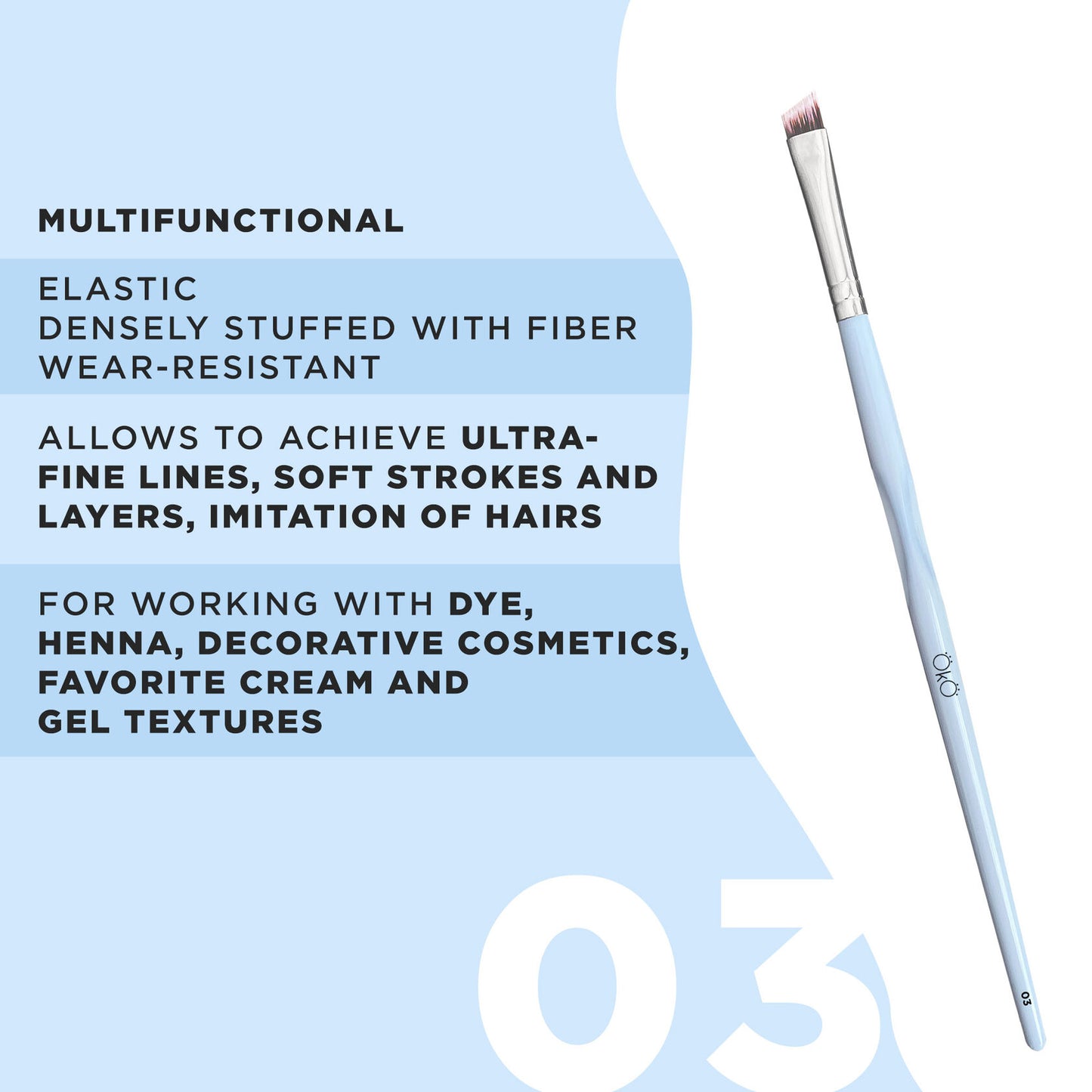 OkO Angled Brush #3