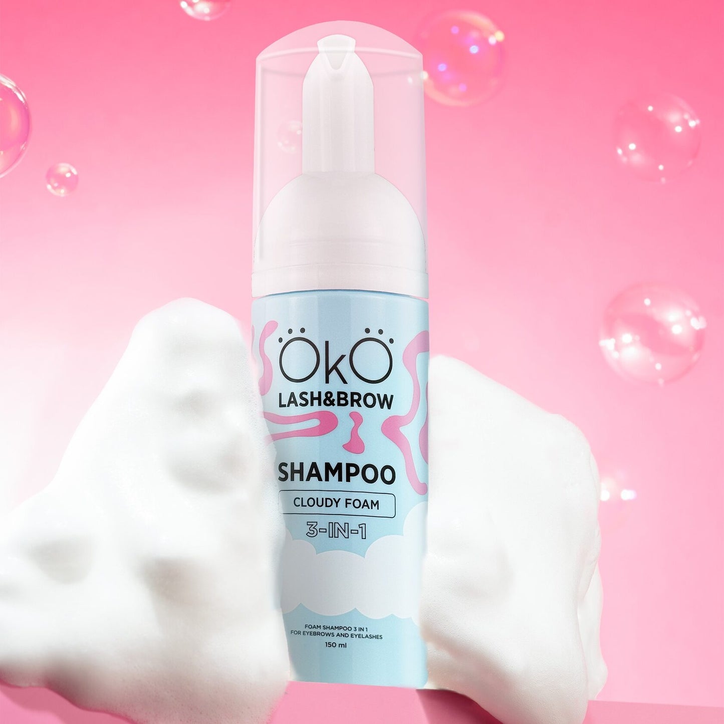 OkO Shampoo Cloudy Foam 3 in 1 , 150 ml