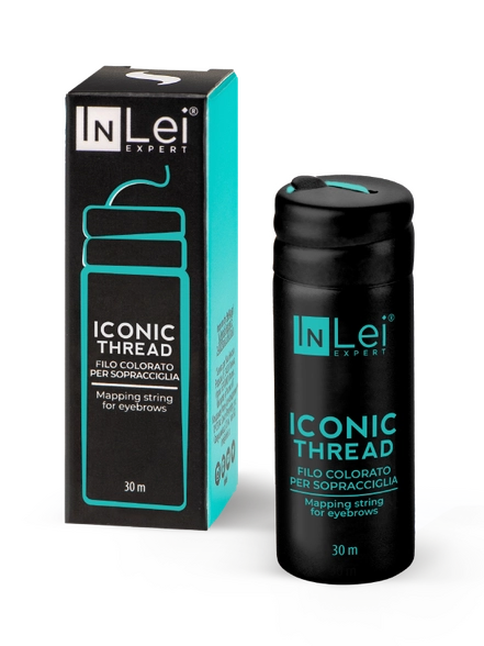 InLei ICONIC THREAD green eyebrow design thread 30m
