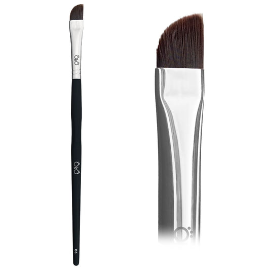 OkO Soft Large Angled Brush #6 BLACK EDITION