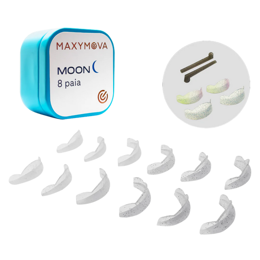 MAXYMOVA MOON SILICONE EYELASH LIFT SHIELDS - 8 PAIRS