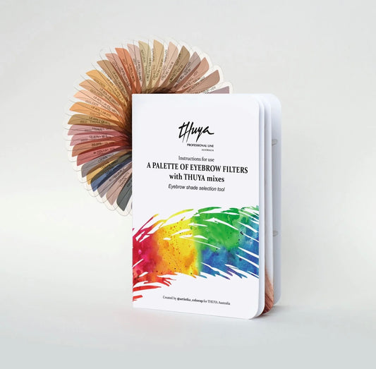 THUYA COLOR MIX GUIDE WITH EYEBROW FILTERS