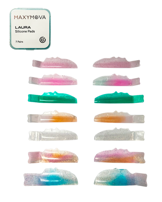 MAXYMOVA LAURA Silicone Eyelash LU Curl Shields, 7 pairs