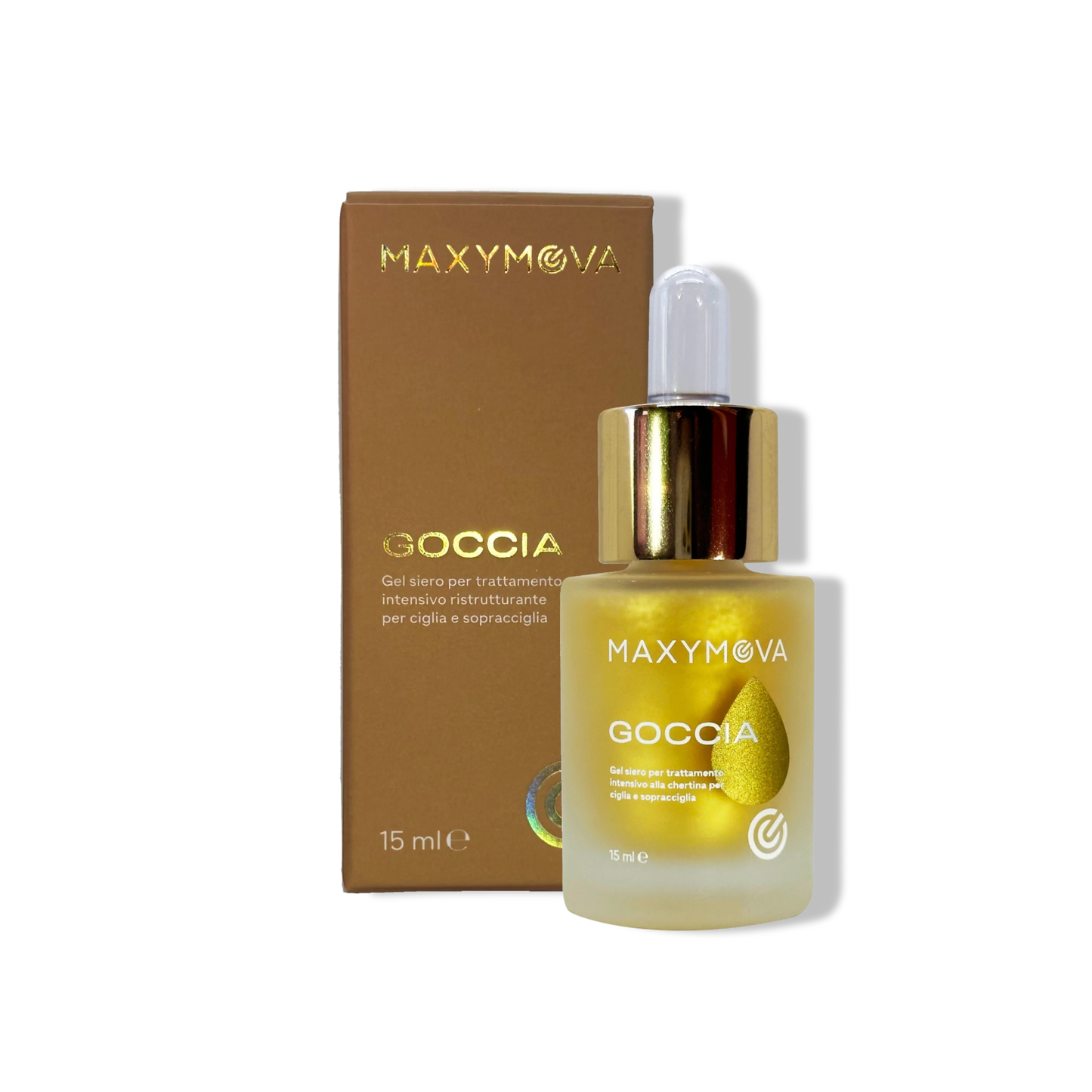 MAXYMOVA Goccia Gold Lash & Brow Treatment Serum, 15ml