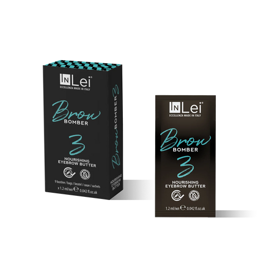 InLei BROW BOMBER 3 SINGLE DOSE nourishing eyebrow butter 9 x 1.2 ml