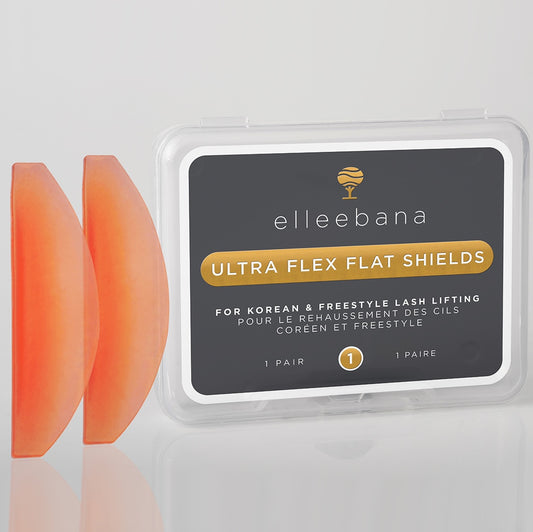 ELLEEBANA Ultra Flex Flat Lash Shields – For Korean Lash Lifting Techniques