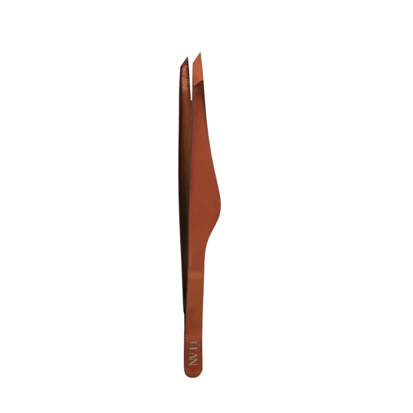 ÉLAN Professional Slant Tip Easy Eyebrow Tweezers