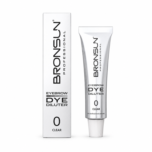 Bronsun dye diluter on a white background