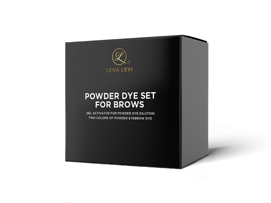 LENA LEVI powder eyebrow dye kit