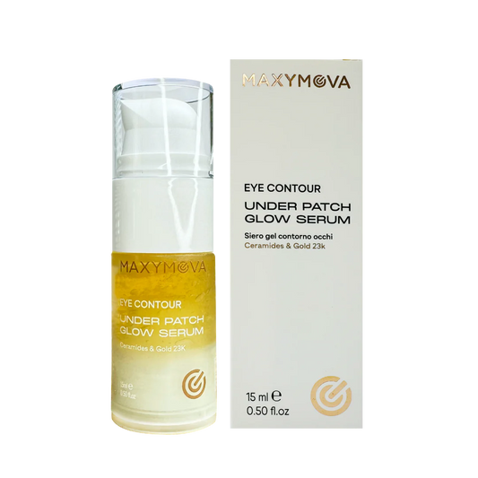MAXYMOVA UNDER PATCH GLOW SERUM, EYE CONTOUR CARE WITH 23k GOLD