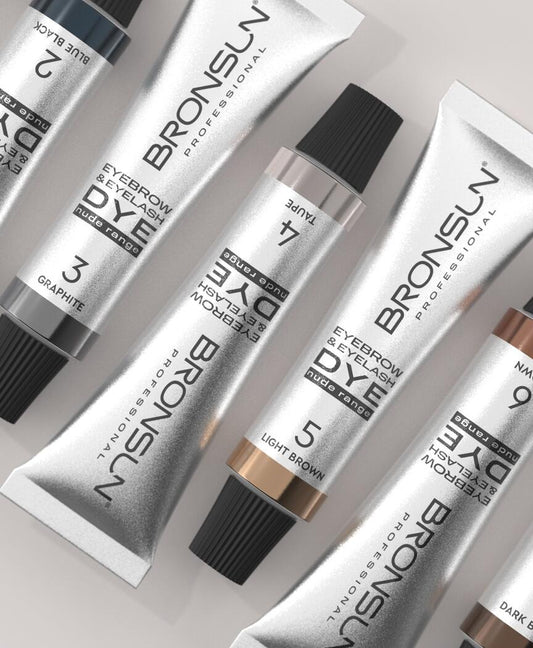 BRONSUN NUDE RANGE eyelash and eyebrow cream dye