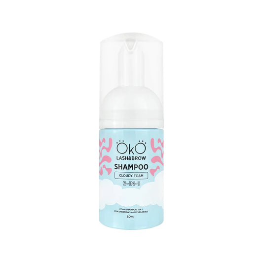 OkO Lash and Brow Cleansing Shampoo 3in1 Cloudy Foam, 80 ml