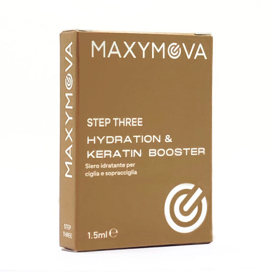MAXYMOVA Lash and Brow Lamination, STEP THREE HYDRATION AND KERATIN BOOSTER (Sachet, 5 x 1.5ml)