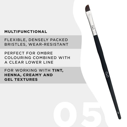 OkO Soft Angled Brush #5 BLACK EDITION