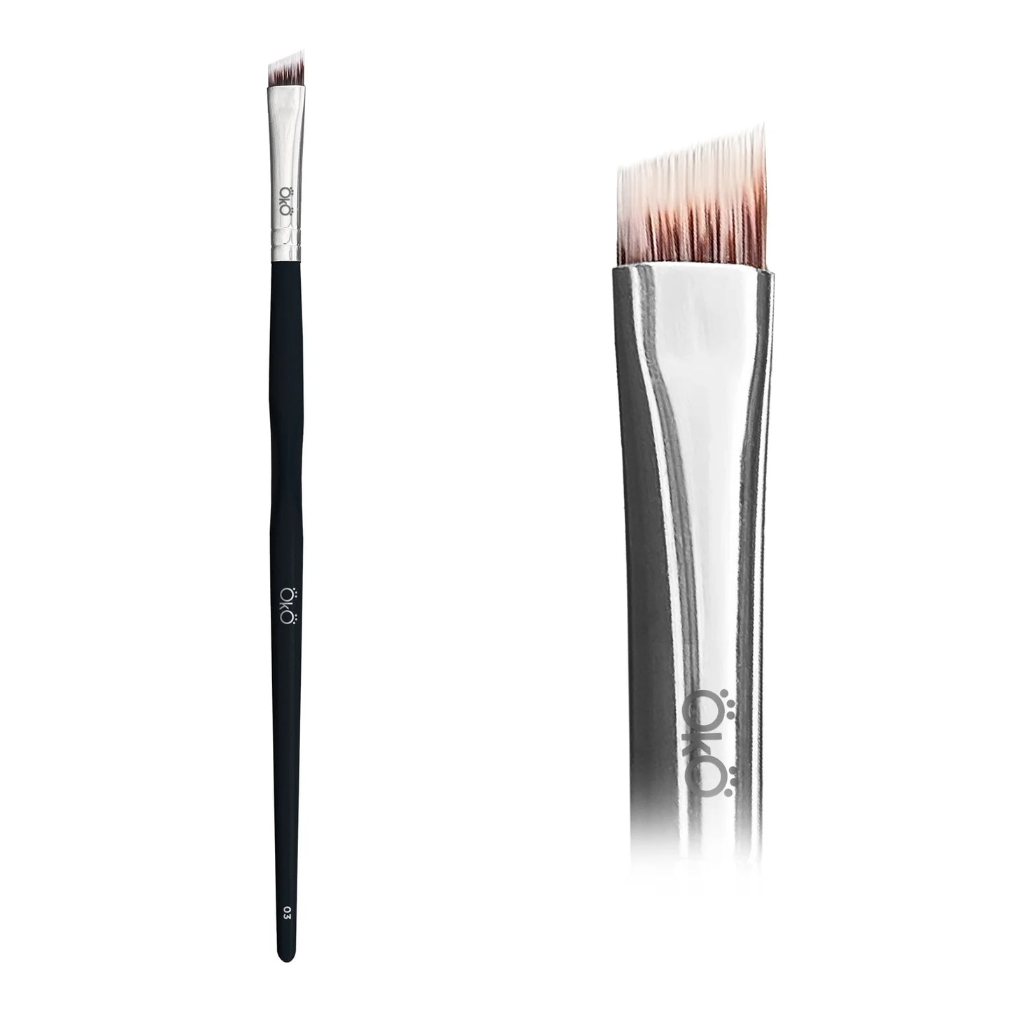 OkO Angled Brush #3 BLACK EDITION