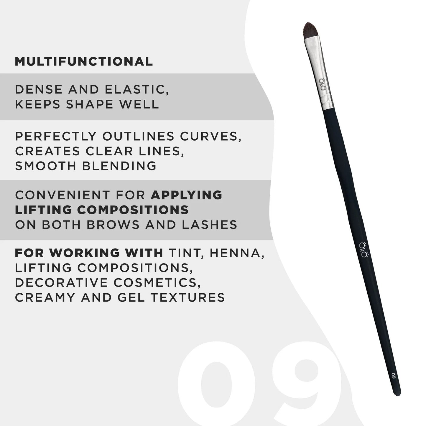 OkO Brush #9 BLACK EDITION
