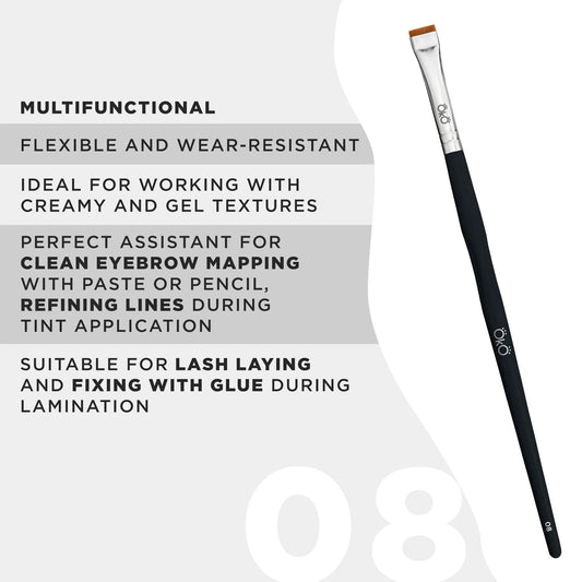 OkO Flat Brush #8 BLACK EDITION