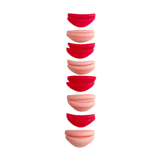 ELAN Duo Lash Lift Silicone Pads Set BLUSH CURL with D & C Curls