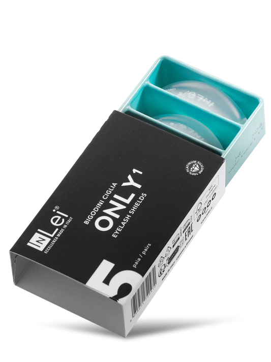 INLEI ONLY 1 silicone eyelash curlers mix,5 sizes