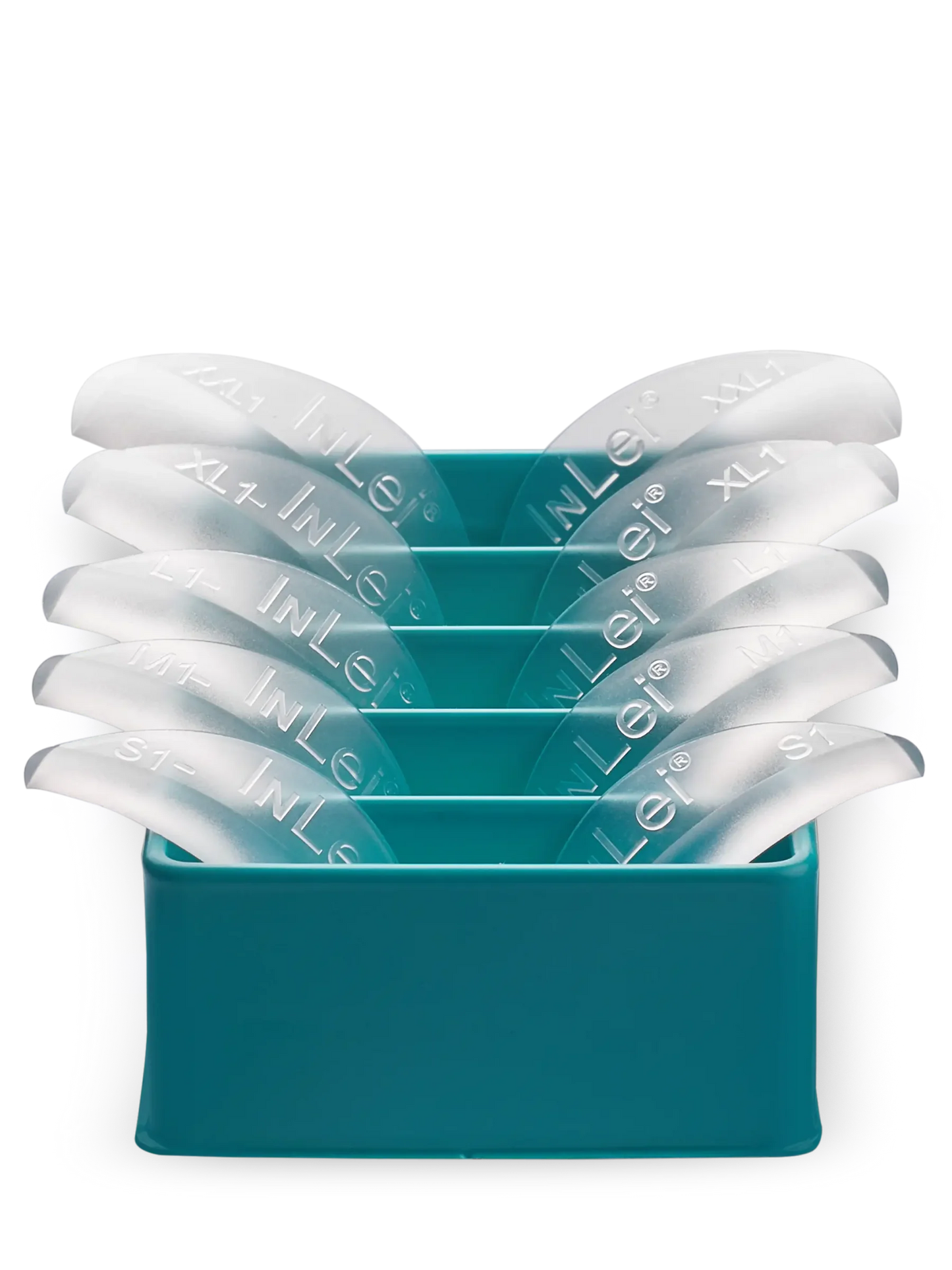 INLEI ONLY 1 silicone eyelash curlers mix,5 sizes