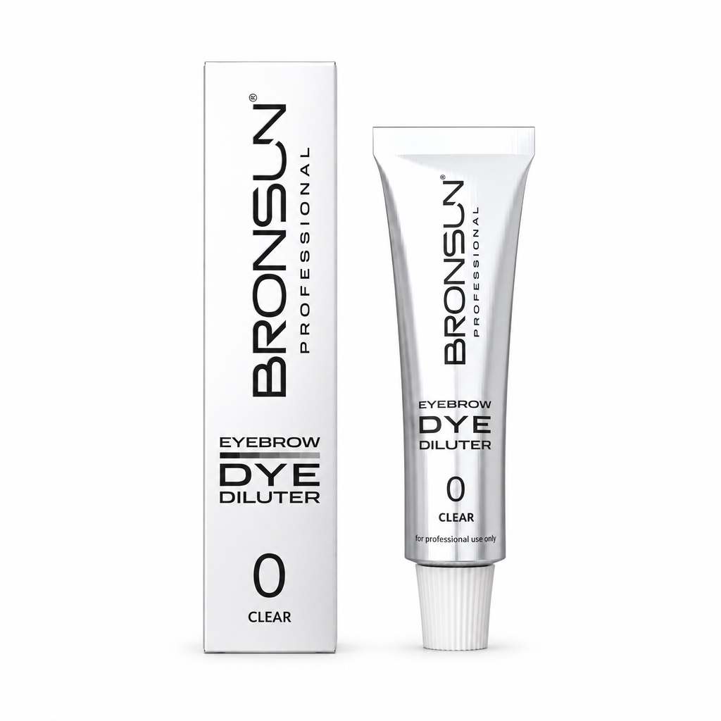 Bronsun dye diluter on a white background