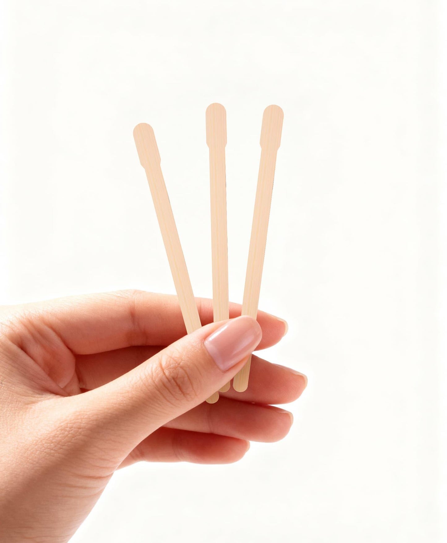 Bronsun Mini wooden wax sticks, 100 pieces.