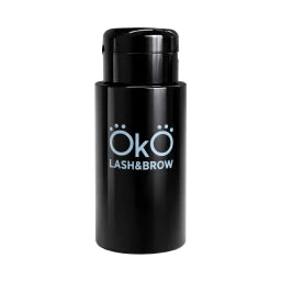 OkO PUMP DISPENSER BOTTLE BLACK, 200ML